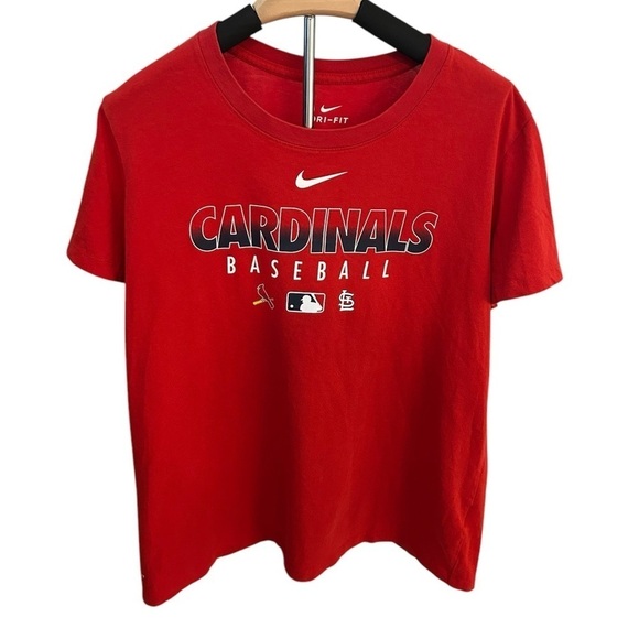 Cardinals Baseball Tee-Nike Dri-Fit Authentic Collection Performance Apparel - Picture 1 of 8